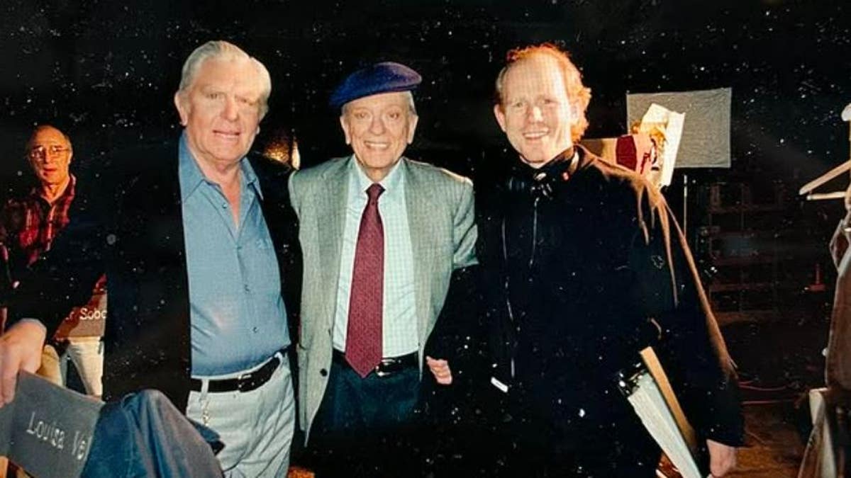 Ron Howard with Don Knotts and Andy Griffith in the '90s