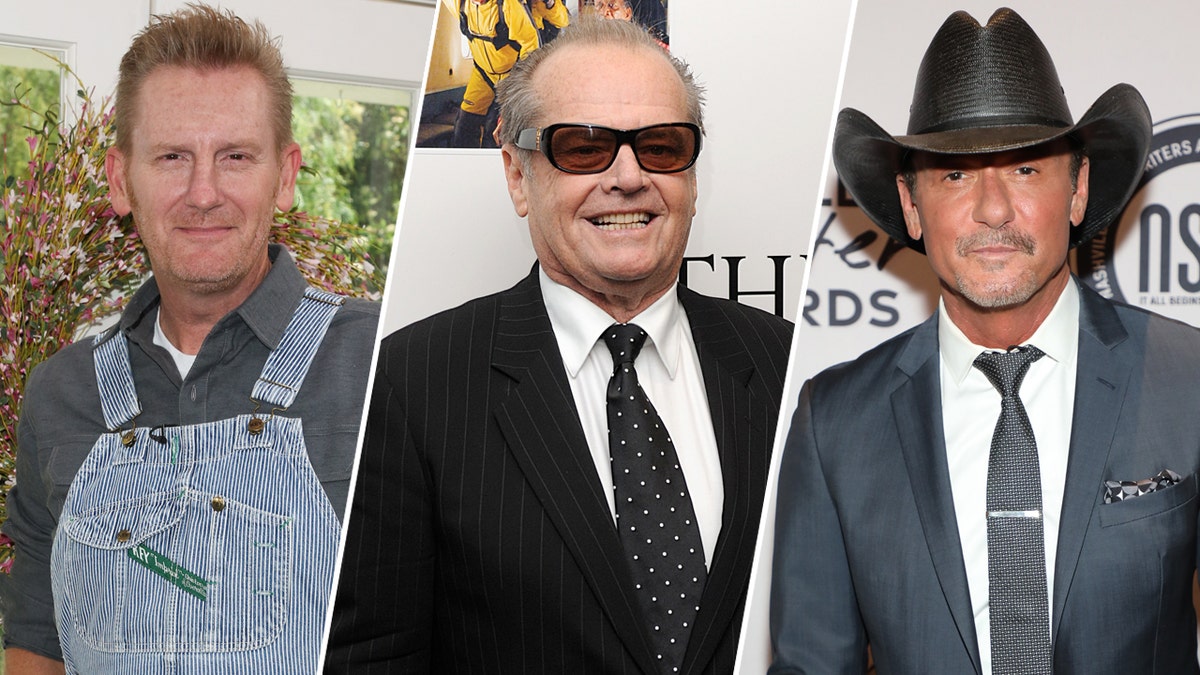 Rory Feek, Jack Nicholson and Tim McGraw split