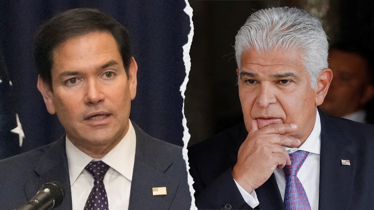 Marco Rubio (L) and José Raúl Mulino (R)