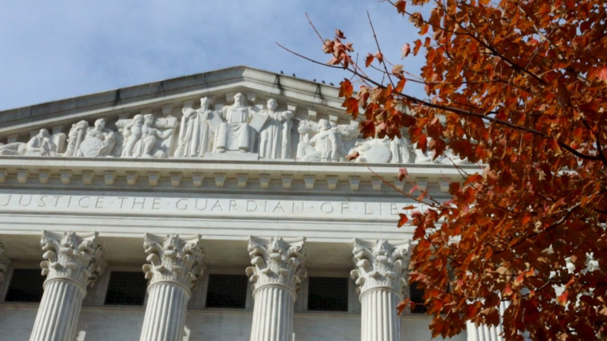 The SCOTUS building in Washington DC