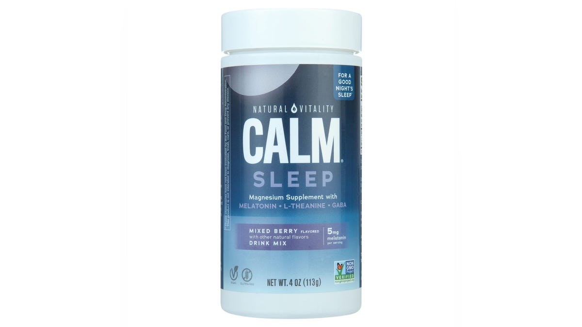 Mix this supplement based on magnesium in water for a rest night.