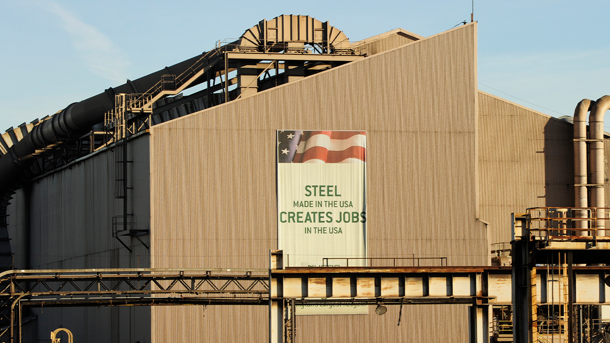 The CEO of the largest steel producer in the U.S., Nucor Corp., endorsed President Donald Trump's tariffs on China, Canada and Mexico. Pictured here is a Nucor steel recycling plant in Seattle.