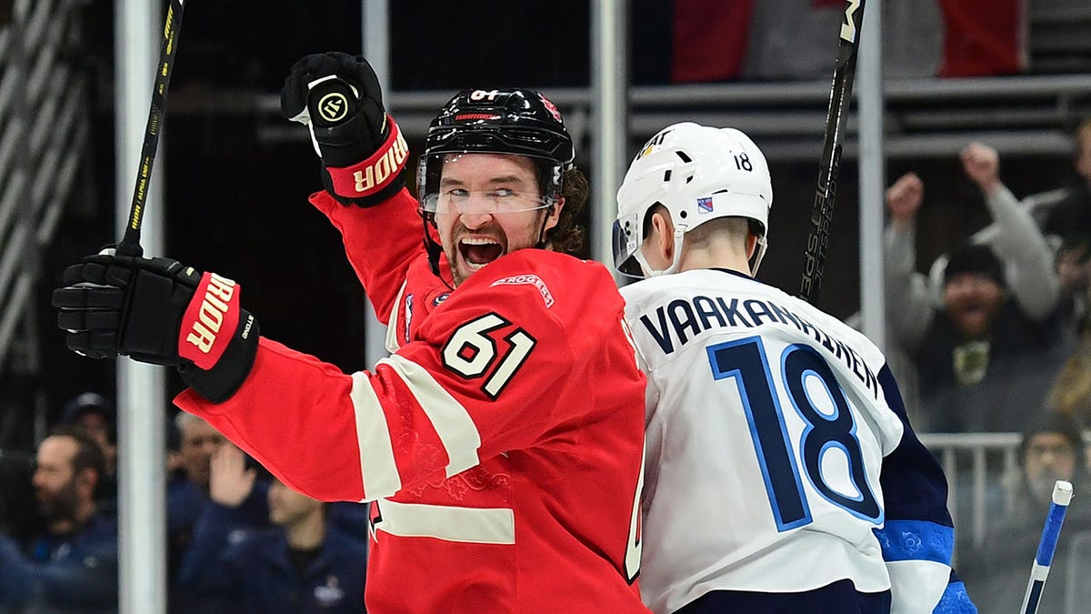 Mark Stone smiles