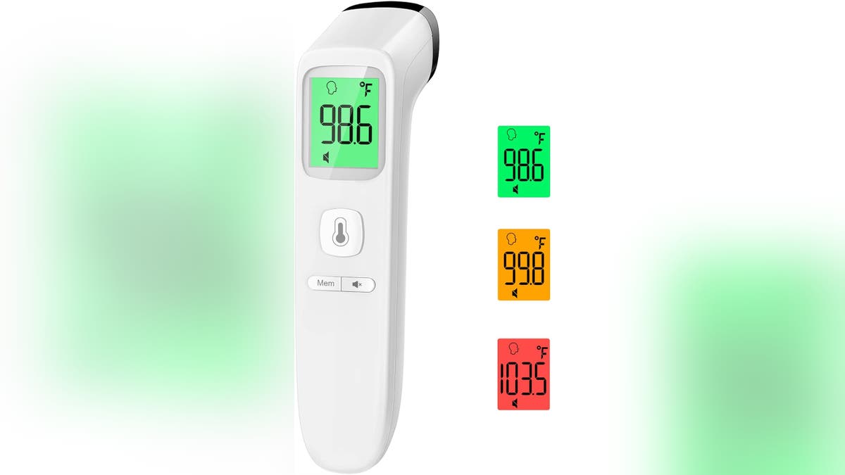 Keep a thermometer in the nursery for easy access.