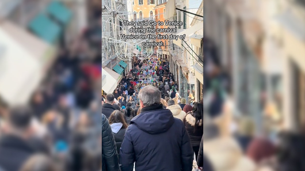 tiktok venice carnival crowds