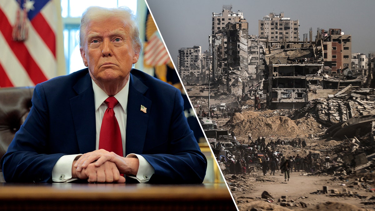 Donald Trump split with photo of Gaza