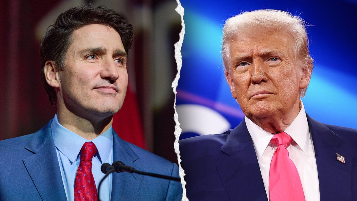 Justin Trudeau and Donald Trump