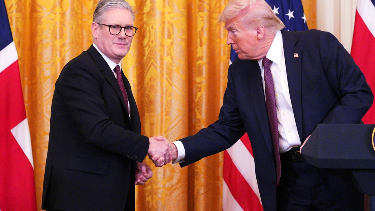 keir starmer with trump