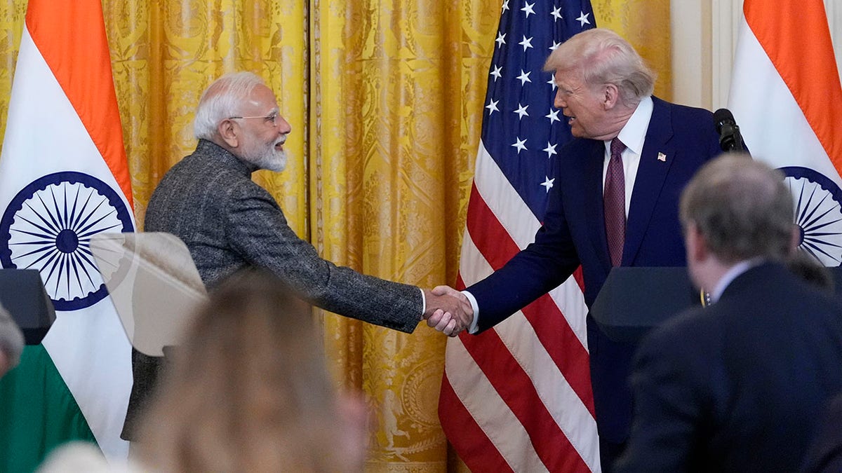 President Donald Trump Meets with Indian Prime Minister Modi