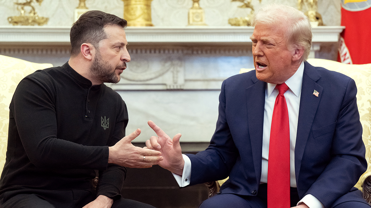 Trump and Zelenskyy clashing