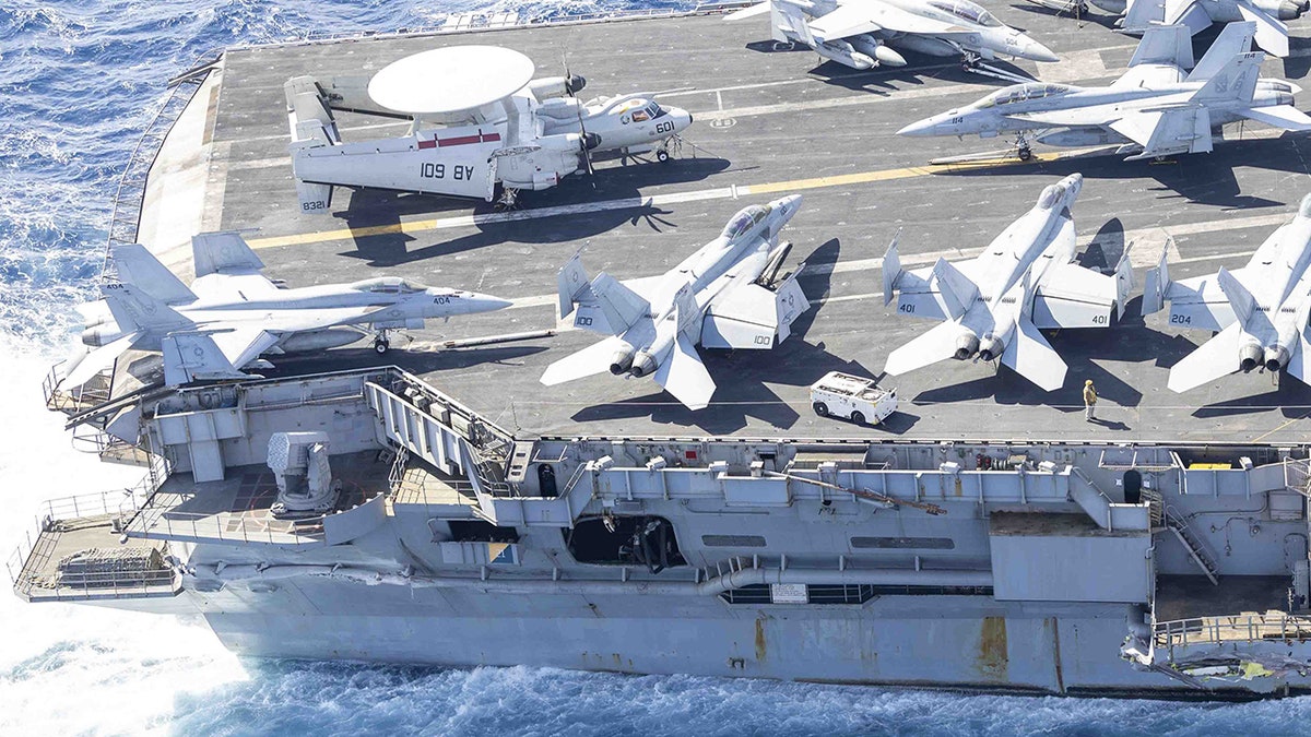 USS Harry S. Truman damage to the ship