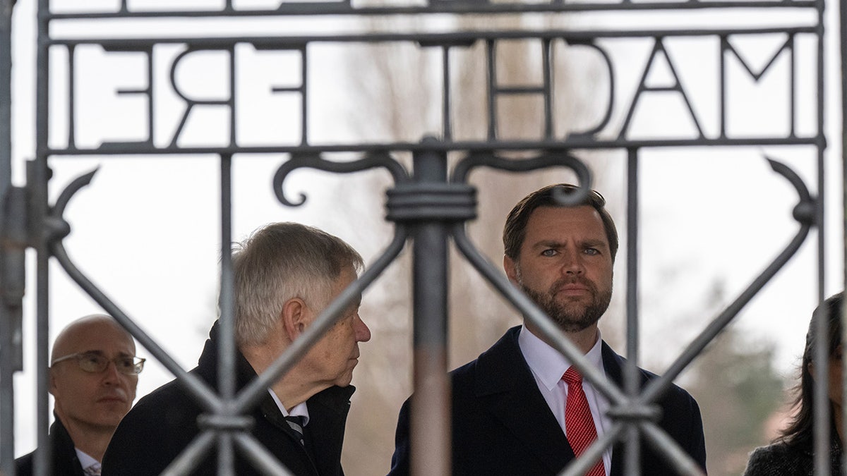 US Vice President JD Vance visits the former Dachau concentration camp