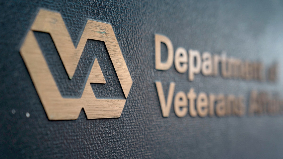 VA sign closeup shot