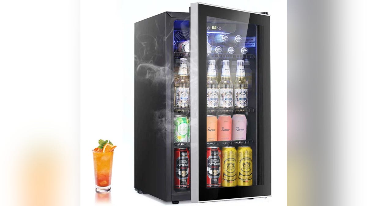 Grab this beverage cooler perfect for storing your wines.