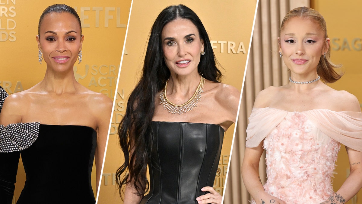 Zoe Saldana, Demi Moore, Ariana Grande split