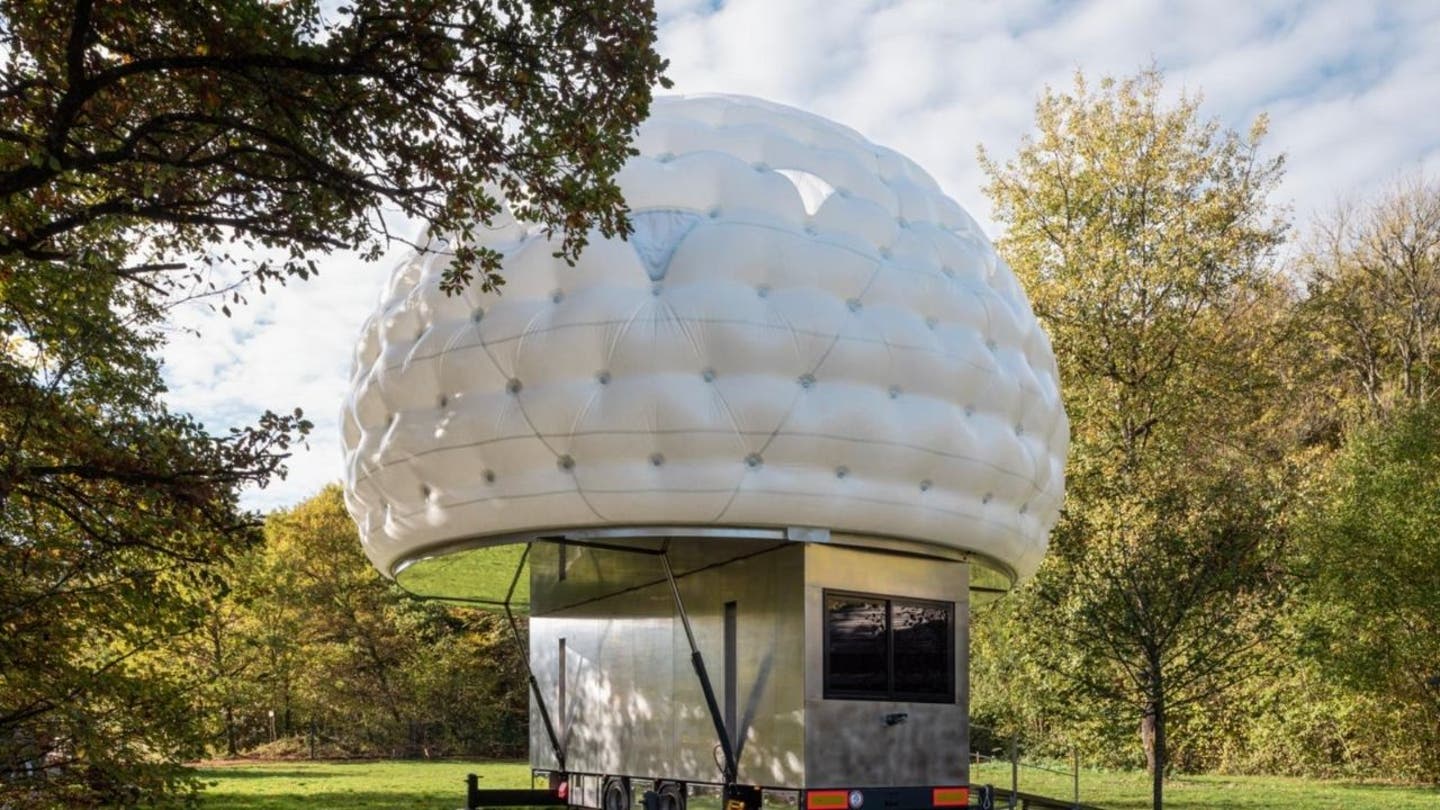 1 inflatable tiny house with space for six is blowin up