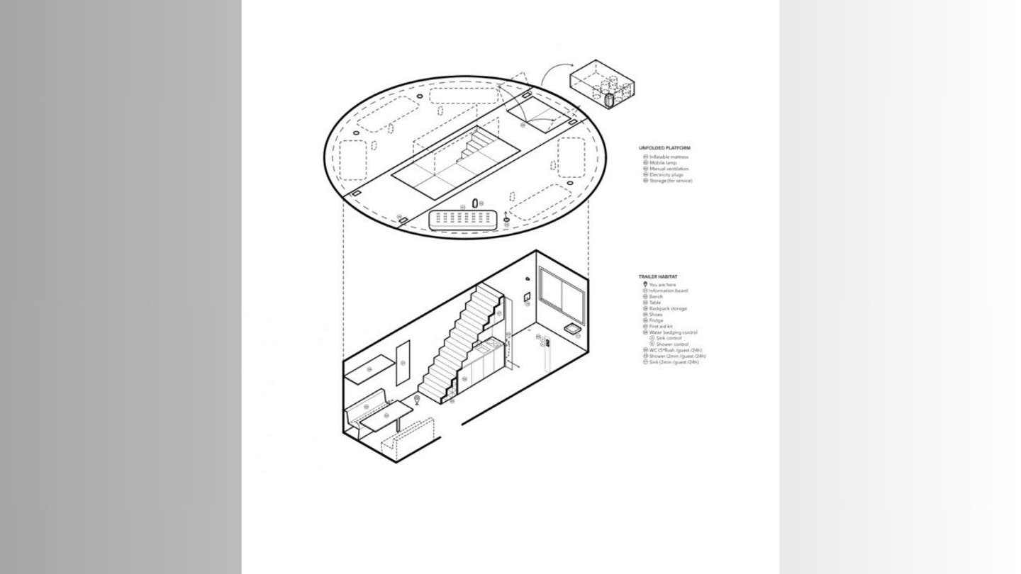 4 inflatable tiny house with space for six is blowin up