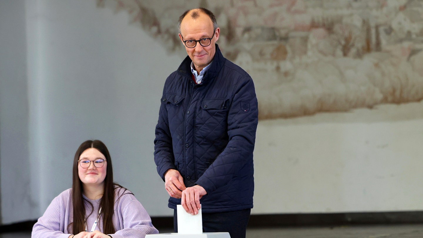 friedrich merz christian democratic union cdu votes in german election