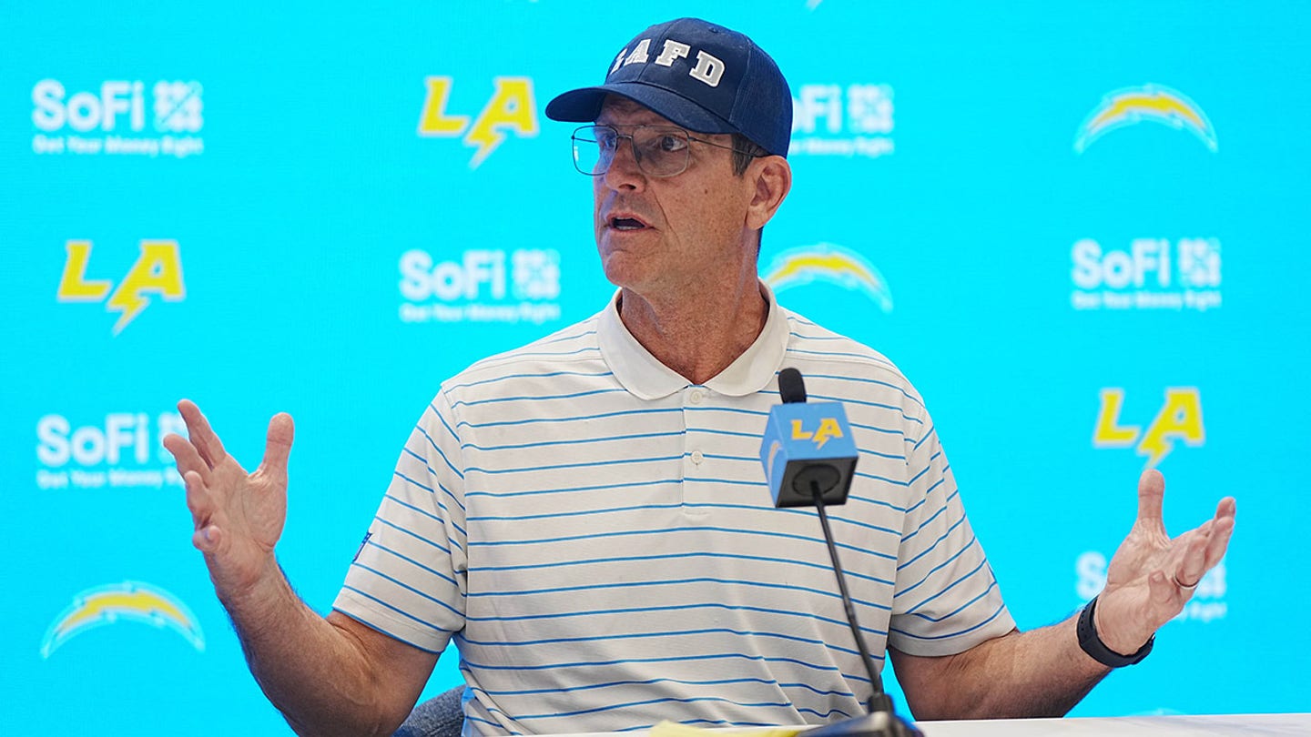 Former Michigan coach Jim Harbaugh reacts to Sherrone Moore's firing and charges