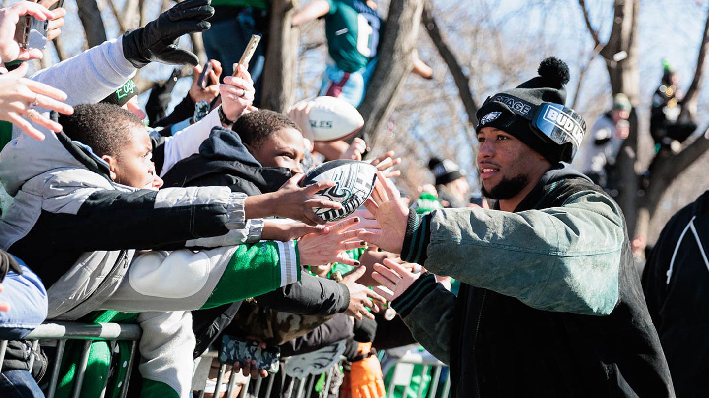 saquon barkley eagles parade