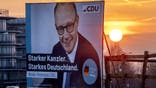 Friedrich Merz election poster in Germany
