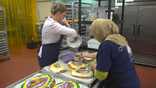 Bakers at Maurice French Pastries are making king cakes