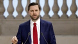 U.S. Vice President JD Vance delivers a speech during the plenary session of the Artificial Intelligence (AI) Action Summit at the Grand Palais in Paris, France, February 11, 2025. REUTERS/Benoit Tessier