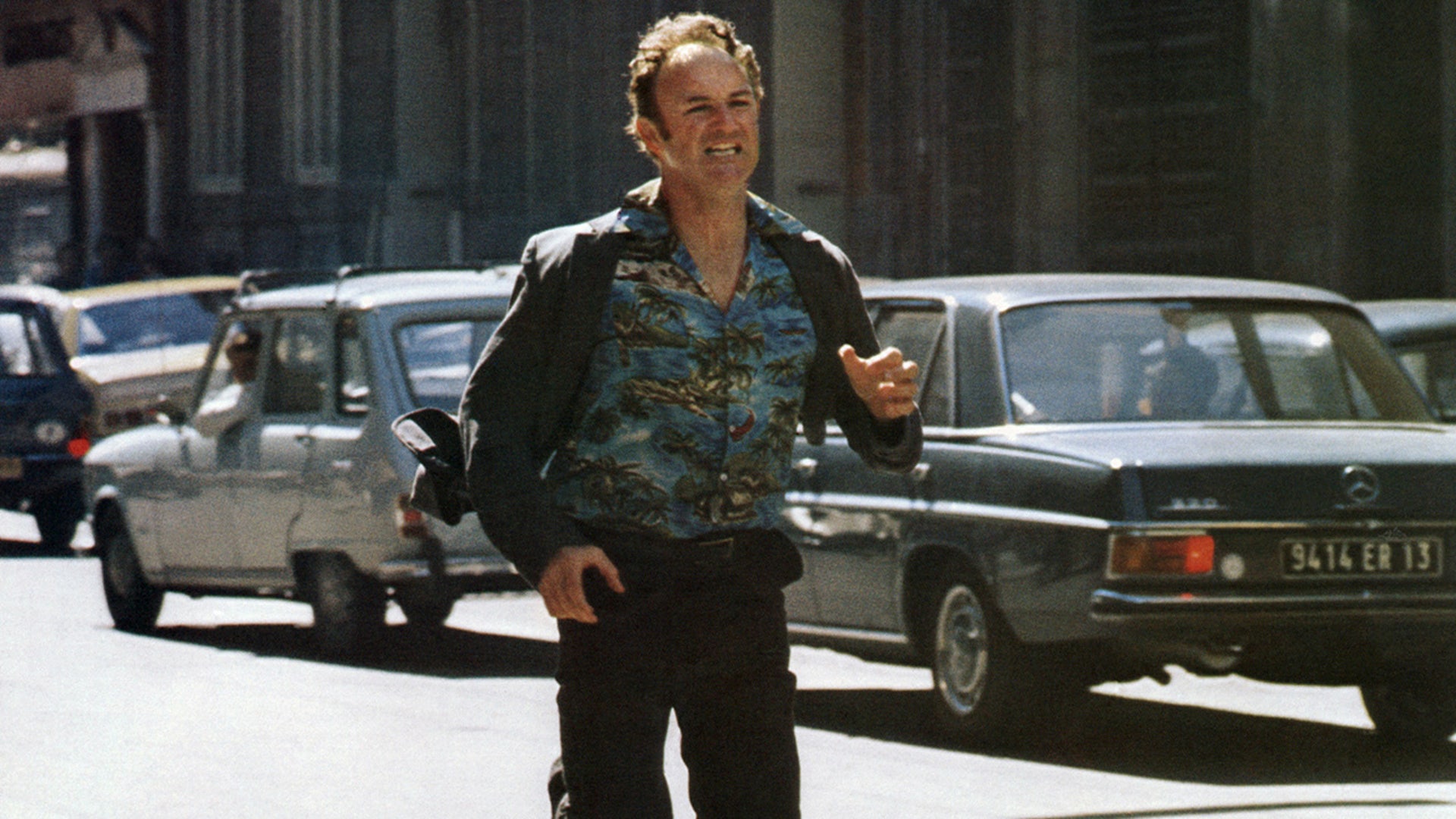Gene Hackman appears in a classic film scene from French Connection II. before his death in 2025