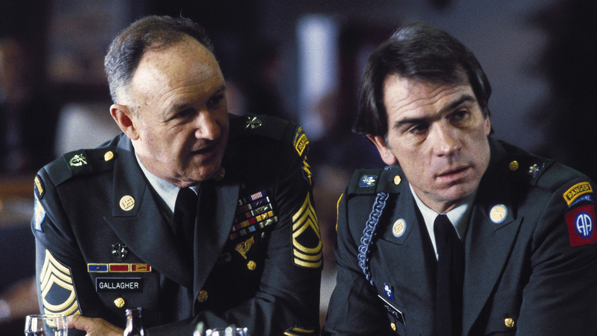 Gene Hackman appears in a classic film scene from The Package before his death in 2025