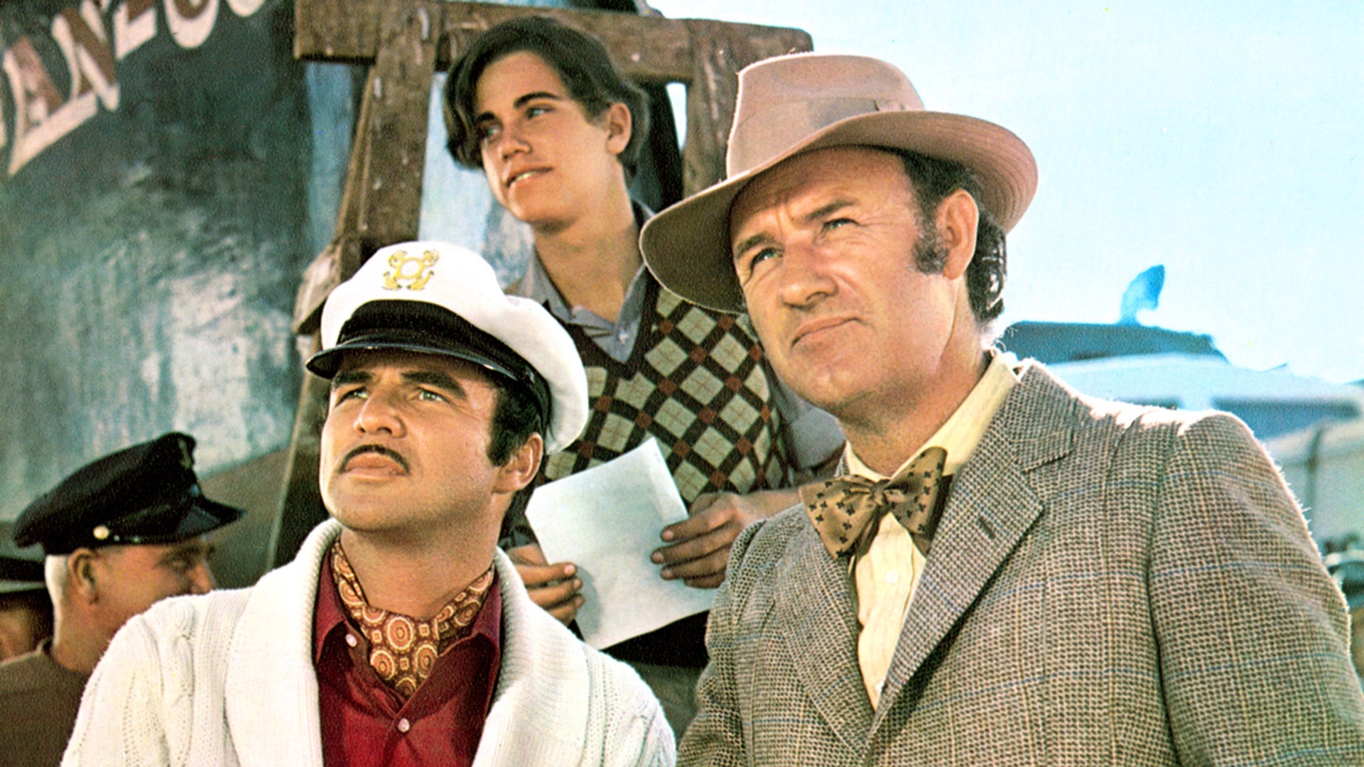 Gene Hackman appears in a classic film scene from Lucky Lady before his death in 2025