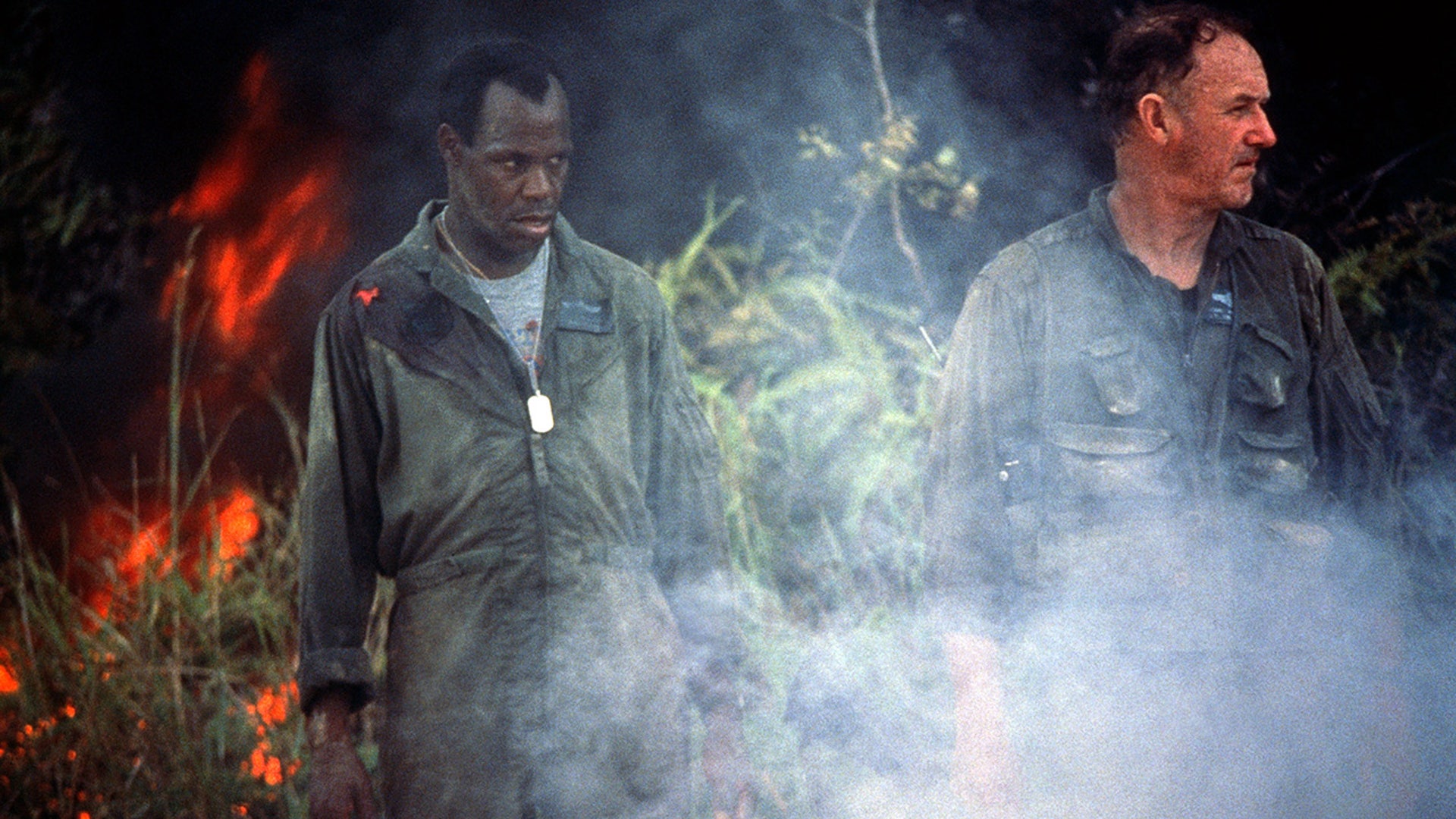 Gene Hackman appears in a classic film scene from Bat 21 before his death in 2025