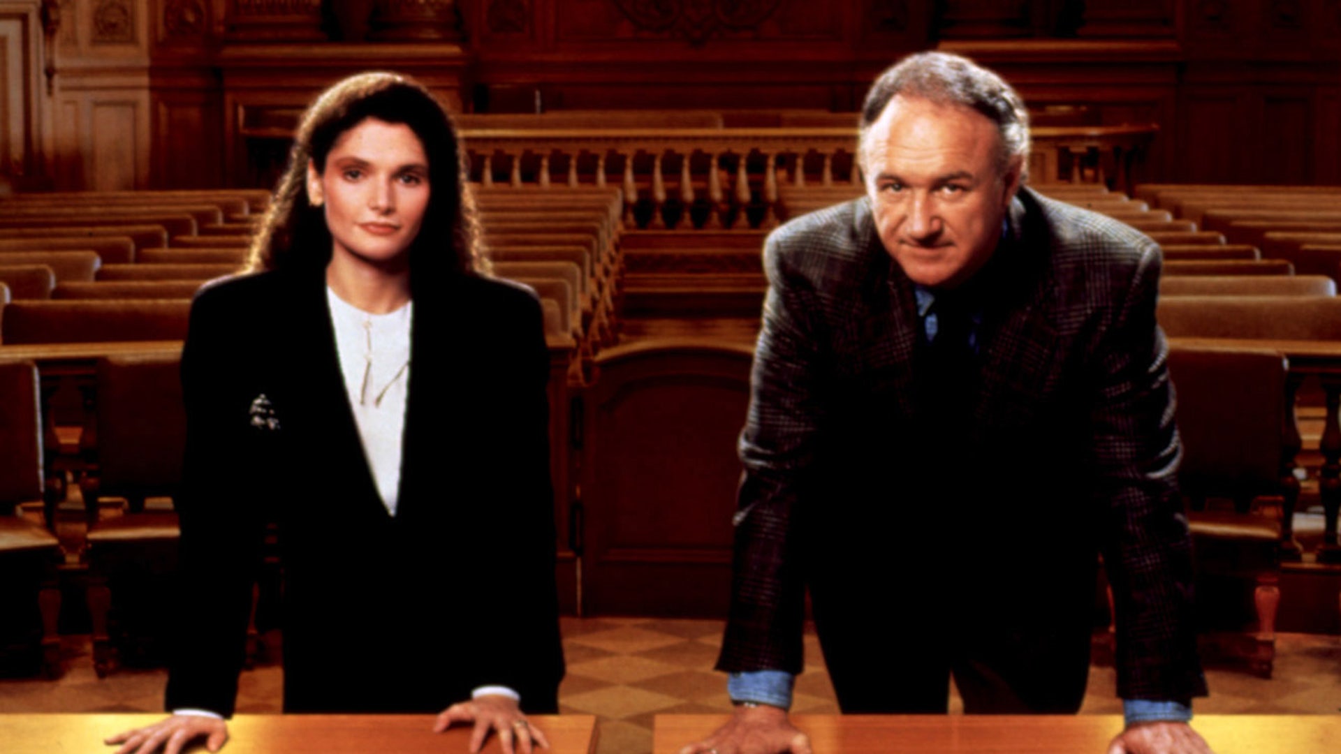 Gene Hackman appears in a classic film scene from Class Action before his death in 2025