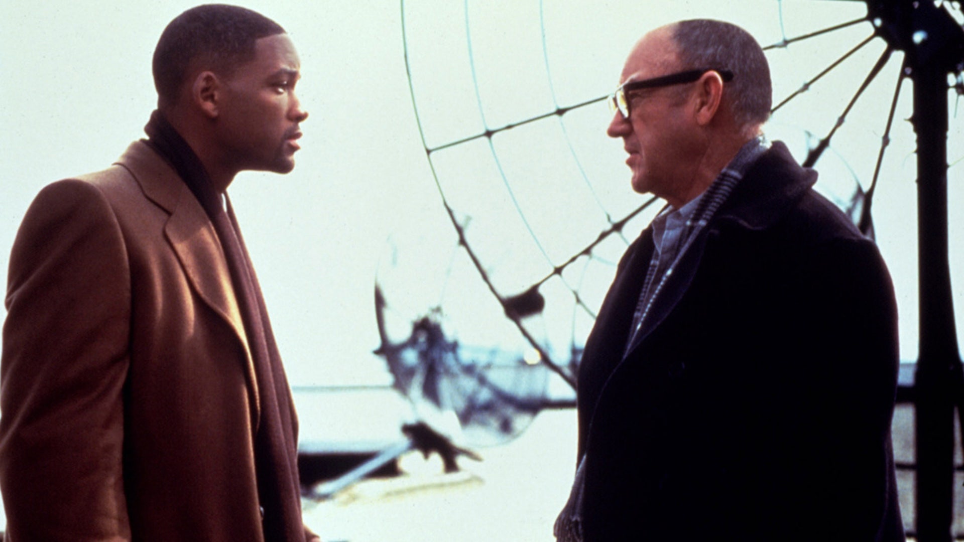 Gene Hackman appears in a classic film scene from Enemy of the State before his death in 2025