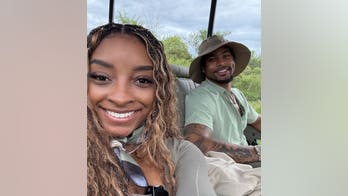 Simone Biles shares close encounter with wildlife on honeymoon safari with NFL husband