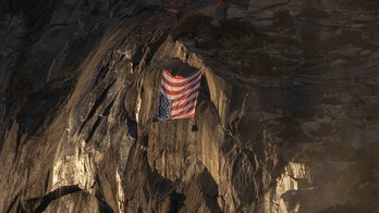 American flag hung upside down in Yosemite National Park in protest over layoffs