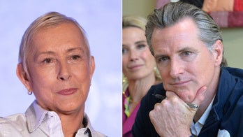 Martina Navratilova takes shot at Gavin Newsom over California's trans-athlete policy