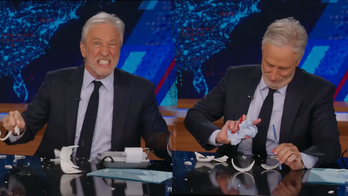 Jon Stewart injures hand after smashing mug during fiery rant about DOGE and Big Pharma