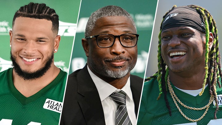 Jets' Jermaine Johnson, Quincy Williams talk new head coach Aaron Glenn