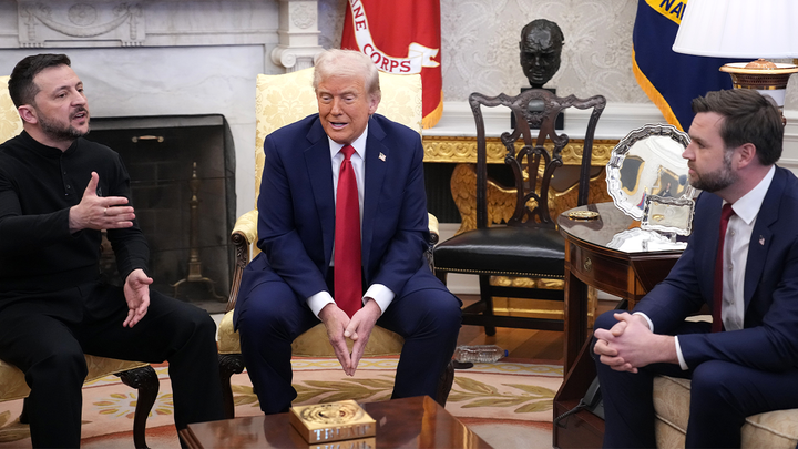 Trump, Vance and Zelenskyy spar over Russian war in tense exchange at White House