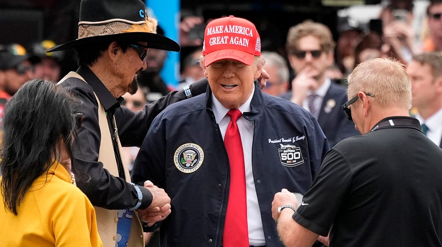 Daytona 500: President Donald Trump speaks with Jamie Little ahead of the race | NASCAR on FOX