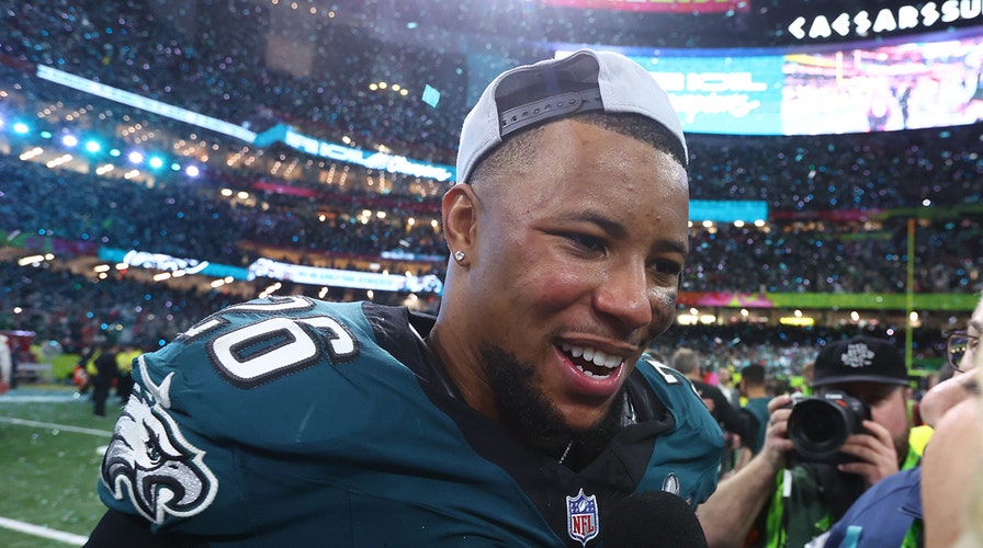 Eagles star Saquon Barkley talks journey to win Super Bowl, next season's goals