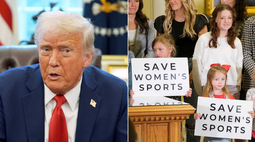 Gymnast touts Trump's 'no men in women's sports' executive order: 'A huge moment'