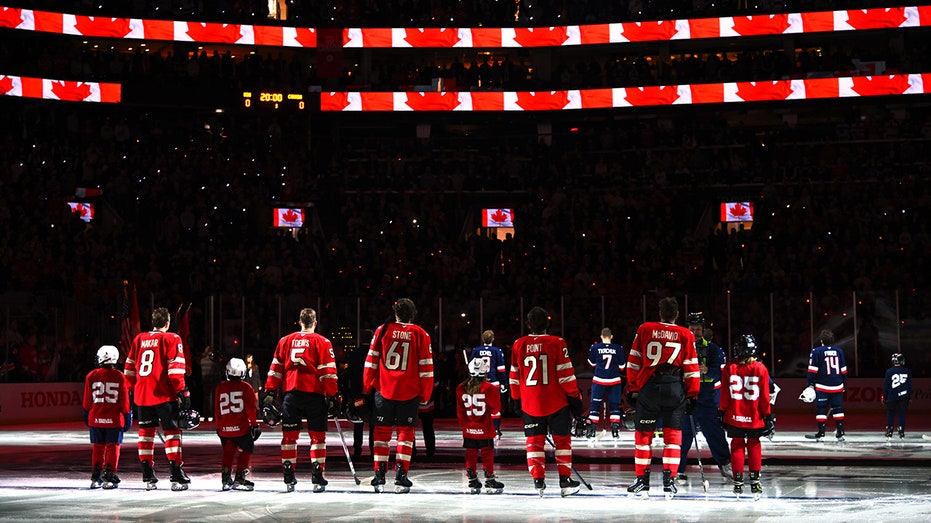 Canadian anthem singer at 4 Nations championship changes lyrics in political jab toward Trump