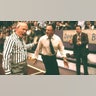 Gene Hackman appears in a classic film scene from Hoosiers before his death in 2025