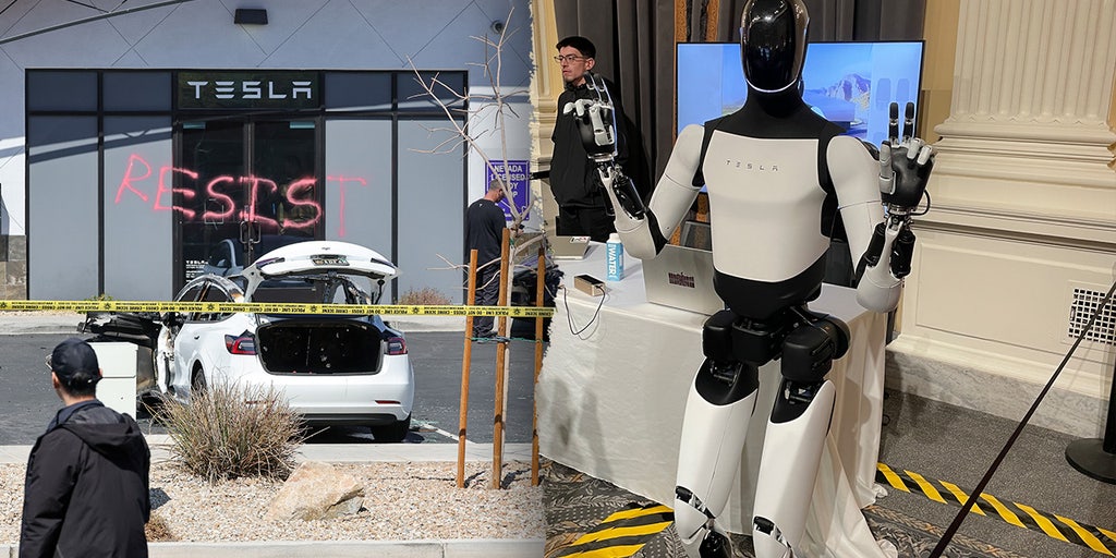 Tesla robots hit Capitol Hill amid vandalism at Musk's dealerships | Fox News