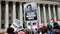 People demonstrate outside Thurgood Marshall United States Courthouse, on the day of a hearing on the detention of Palestinian activist and Columbia University graduate student Mahmoud Khalil, in New York City, U.S., March 12, 2025. REUTERS/Shannon Stapleton - Fox News