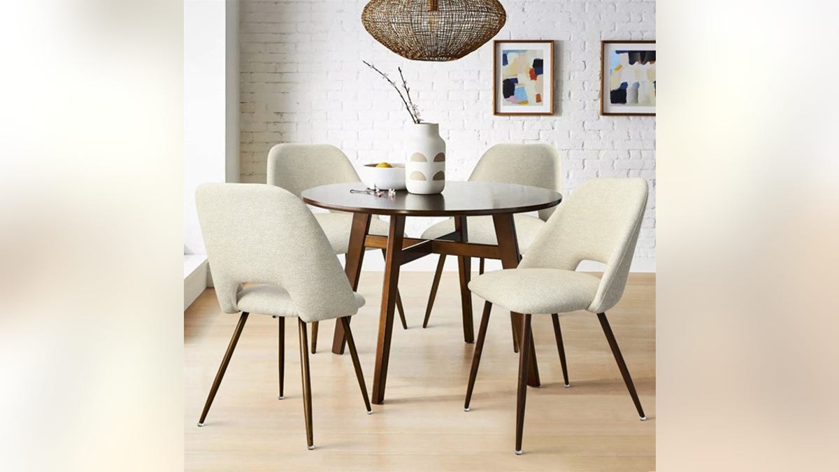 Complete your mid-century modern look with this set of four chairs.