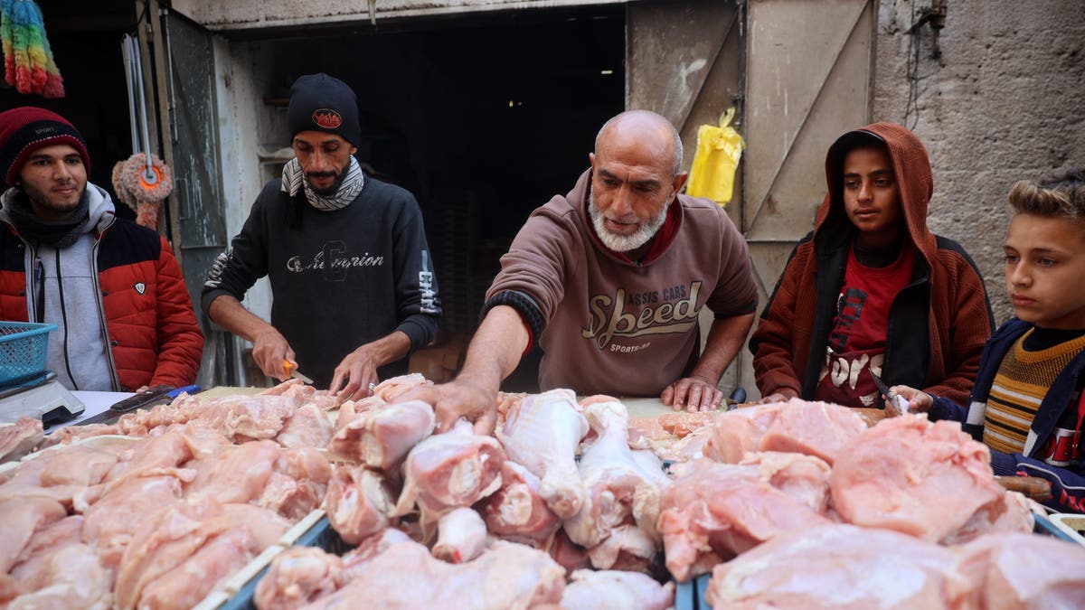 The market is in Deir Al -Bala, Gaza.