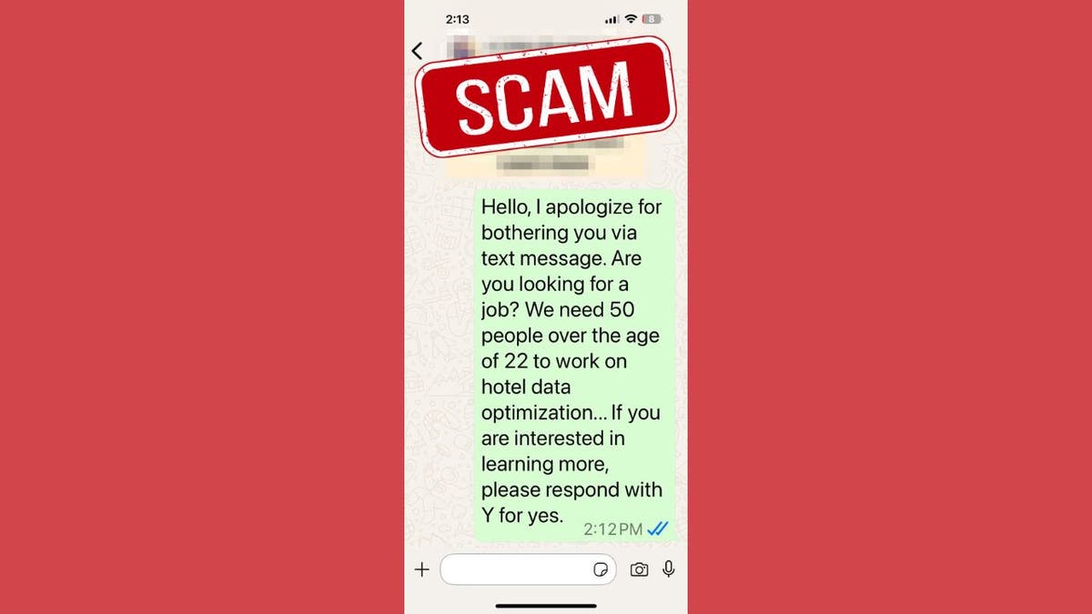 scam text