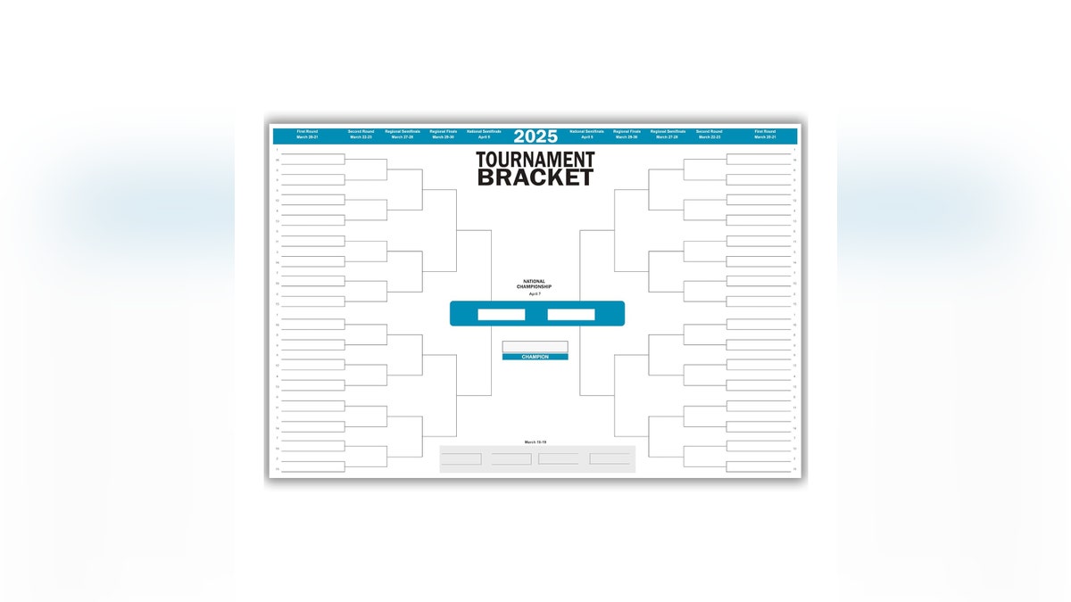Keep track of the team standings with this dry erase board. 
